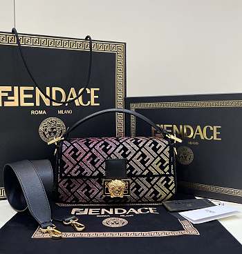 Colestore Versace x Fendi 'FENDACE BAGUETTE SHOULDER BAG' 28x14x7.5cm