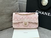 Colestore Chanel Tweed Classic Mini Flap Bag Pink 25cm - 1