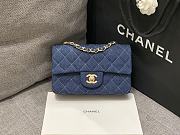 Colestore Chanel Printed Denim Quilted Mini Flap Bag 20cm - 1
