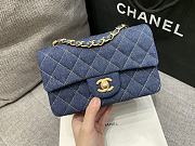Colestore Chanel Printed Denim Quilted Mini Flap Bag 20cm - 3
