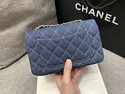 Colestore Chanel Printed Denim Quilted Mini Flap Bag 20cm - 2