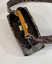 Colestore FenDi Peekaboo Iconic FF Logo Brown Bag 25x32cm - 6