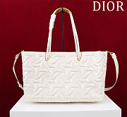 Colestore Dior Medium Toujours Tote Bag White 41 x 25.5 x 15 cm  - 6