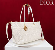 Colestore Dior Medium Toujours Tote Bag White 41 x 25.5 x 15 cm  - 5