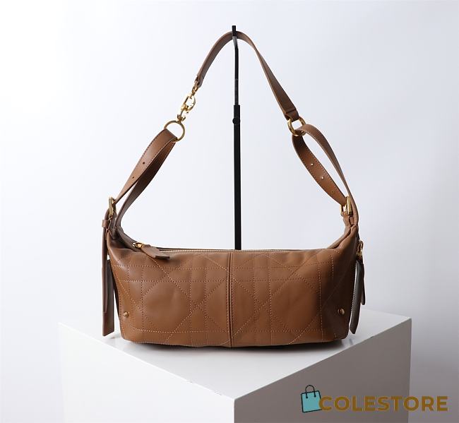 Colestore Dior Medium D-Journey Bag in Vintage Smooth Calfskin Camel 25.5 x 14.5 x 14cm - 1