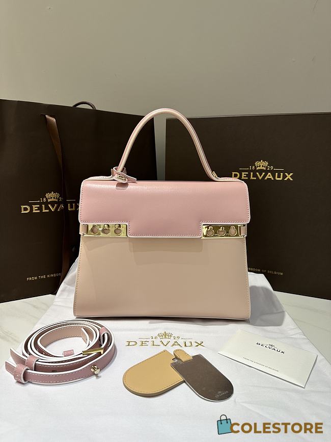 Colestore Delvaux Tempete PM Forever Rose 28x21.5x10.5cm - 1