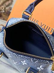 Colestore Louis Vuitton Speedy 20 Bandoulière Monogram Blue 20.5x13.5x12 - 5