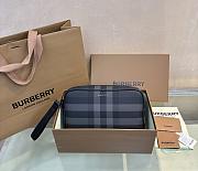 Colestore Burberry Travel Pouch 'Charcoal' 26 × 6 x 16cm - 1