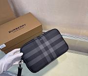 Colestore Burberry Travel Pouch 'Charcoal' 26 × 6 x 16cm - 3