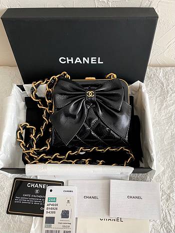 Colestore Chanel 24A Bowknot Mini Clutch Bag 13x3x11cm