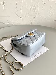 Colestore Chanel 24P Mini Square Pearl Flap Bag 20x7x14cm - 2