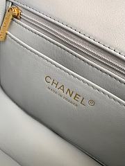 Colestore Chanel 24P Mini Square Pearl Flap Bag 20x7x14cm - 5