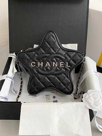 Colestore Chanel 24C Star HandBag Black 22.5x19x5x5 