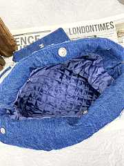 Colestore Chanel 24A Patchwork Shoulder Bag Blue 37x31x7cm - 4