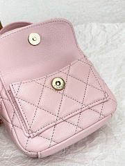 Colestore Chanel Cristal Pink Laque Backpack 12x7x18cm - 4
