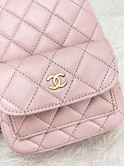 Colestore Chanel Cristal Pink Laque Backpack 12x7x18cm - 2