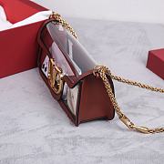 Colestore Valentino Garavani Loco Shoulder Bag Brown 27x13x6cm - 6