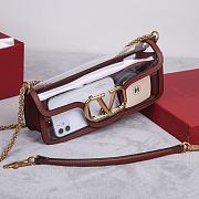 Colestore Valentino Garavani Loco Shoulder Bag Brown 27x13x6cm - 5