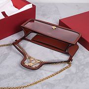 Colestore Valentino Garavani Loco Shoulder Bag Brown 27x13x6cm - 3