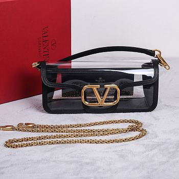 Colestore Valentino Garavani Loco Shoulder Bag Black 27x13x6cm