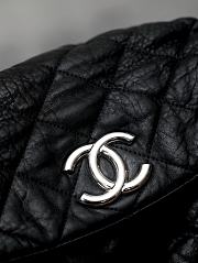 Colestore Chanel Black Quilted Washed Lambskin 30x24x13cm - 2