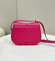 Colestore Fendi Pink Leather Small C'mon Shoulder bag 25x20x7cm - 5