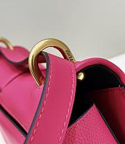 Colestore Fendi Pink Leather Small C'mon Shoulder bag 25x20x7cm - 4