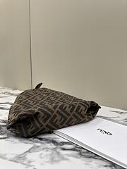 Colestore Fendi Mini Shopper Fabric Brown 29x22x1cm - 2