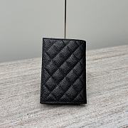 Colestore Chanel Wallet Caviar Leather Black 14.5×10.5×2cm - 6