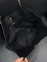 Colestore Chanel Maxi Shopping Bag Calfskin & Gold-Tone Metal Black 31x47x11cm - 4