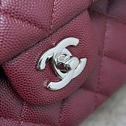 Colestore Chanel CF Classic Flap bag Sliver Hardware 20x13x7cm - 3