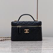 Colestore Chanel 25p lp Vanity Bag Black 19.5x5x17cm - 6