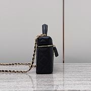 Colestore Chanel 25p lp Vanity Bag Black 19.5x5x17cm - 5
