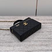 Colestore Chanel 25p lp Vanity Bag Black 19.5x5x17cm - 4