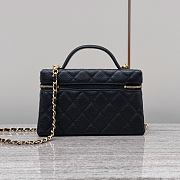 Colestore Chanel 25p lp Vanity Bag Black 19.5x5x17cm - 2