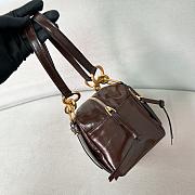 Colestore Prada Dangle Top Handle Mini Bag Brown 14x14.5x13cm - 5