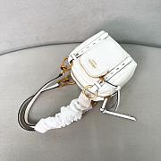 Colestore Prada Dangle Top Handle Mini Bag White 14x14.5x13cm - 6