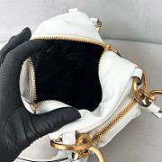 Colestore Prada Dangle Top Handle Mini Bag White 14x14.5x13cm - 5