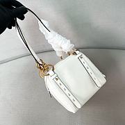 Colestore Prada Dangle Top Handle Mini Bag White 14x14.5x13cm - 2