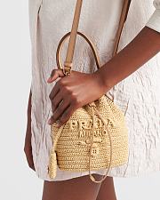 Colestore Prada Crochet and Leather Mini-Bucket Bag 20x17x12cm - 1