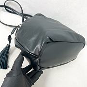 Colestore Prada Black Nappa Leather Shoulder Bag 24x25x11cm - 5