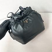 Colestore Prada Black Nappa Leather Shoulder Bag 24x25x11cm - 2