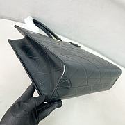 Colestore Prada Symbole Large Leather Bag Black 35x27.5x11.5cm - 6