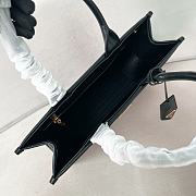 Colestore Prada Symbole Large Leather Bag Black 35x27.5x11.5cm - 5