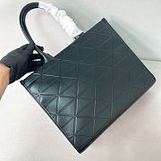 Colestore Prada Symbole Large Leather Bag Black 35x27.5x11.5cm - 3
