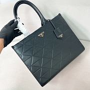 Colestore Prada Symbole Large Leather Bag Black 35x27.5x11.5cm - 2