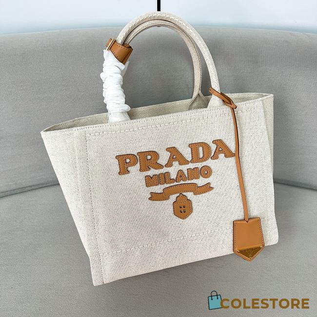Colestore Prada Canvas Tote Bag 31x24x13cm - 1