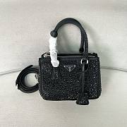 Colestore Prada Galleria Crystal Satin Mini-bag 20x14.5x9.5cm - 4