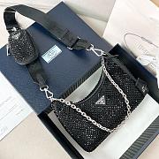 Colestore Prada Re-Edition 2005 Crystal-Embellished Bag 22x18x6.5cm - 1