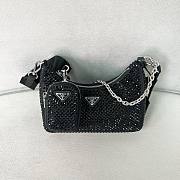 Colestore Prada Re-Edition 2005 Crystal-Embellished Bag 22x18x6.5cm - 3